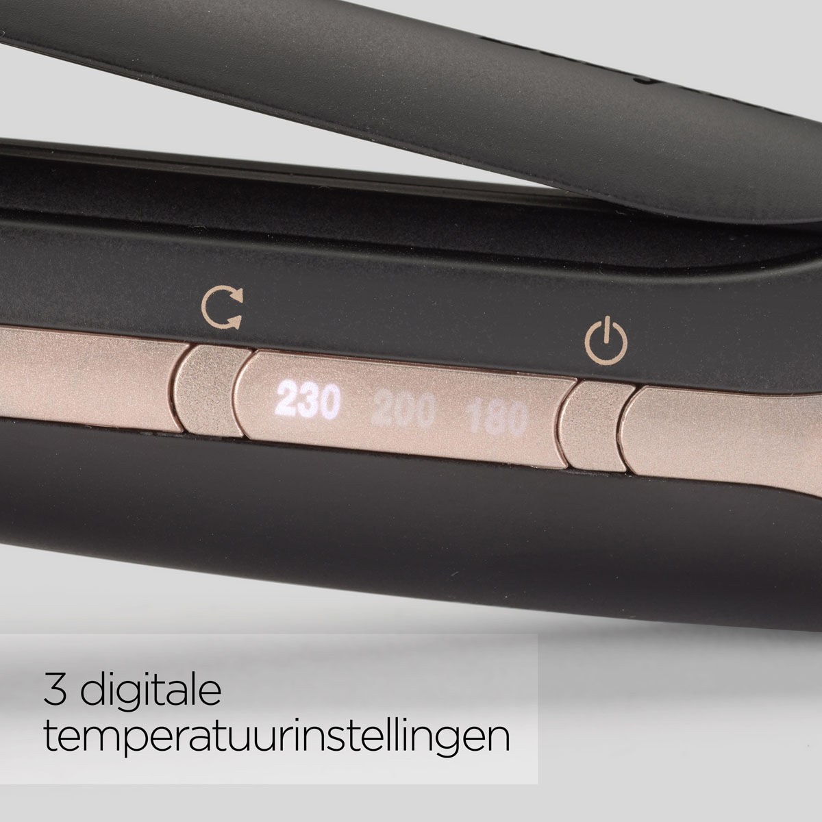 3 digitale temperatuurinstellingen